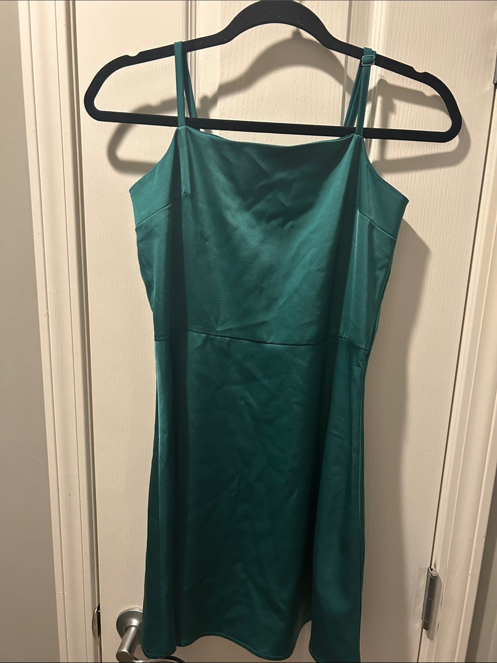 Studio 1940 Teal Slip Mini Dress